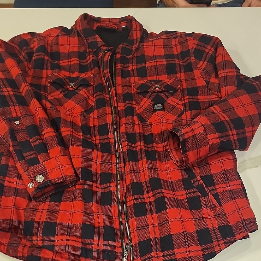 Harley-Davidson Red and Black Kids Jacket